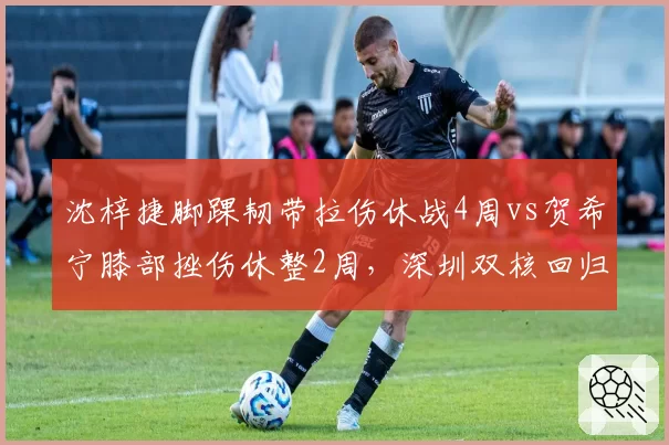 沈梓捷脚踝韧带拉伤休战4周vs贺希宁膝部挫伤休整2周，深圳双核回归节奏不一